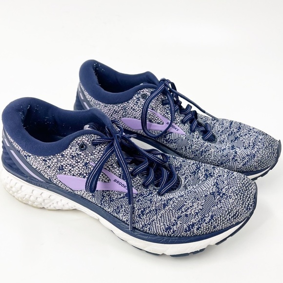 Brooks Shoes - ✅ Brooks Ghost 11 Women's Size 9.5 Shoes 1202771B406 Running Navy Purple